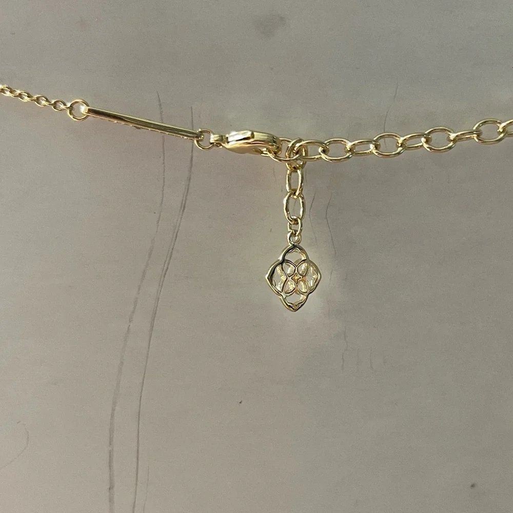 Kendra Scott Ari Heart Multi Strand Gold Layered Necklace - Picture 2 of 5